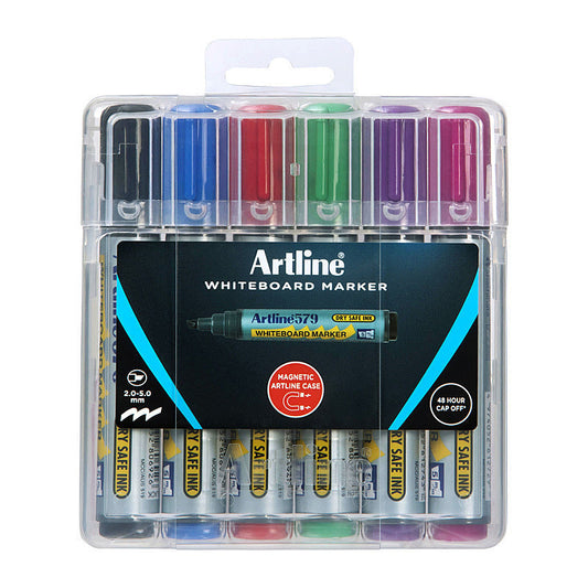 Artline 579 W/B Mrker Asst Pk6 Artline