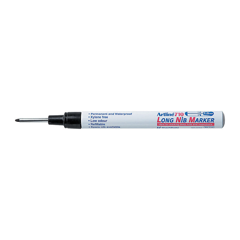 Artline 710 Long Mkr Blk Bx12 Artline