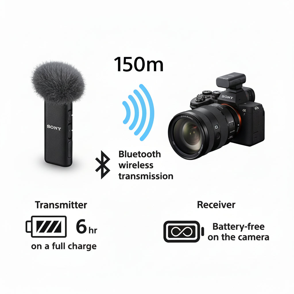Sony ECM-W3 2-Person Wireless Microphone System