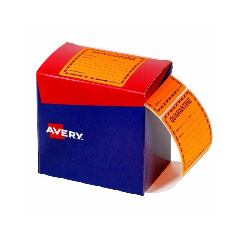 Avery Quarantine Labels Rl1000 Avery