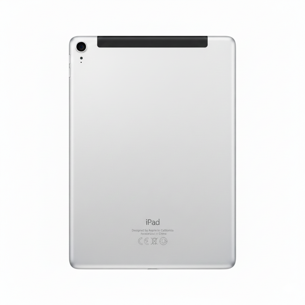 Pristine refurbished iPad Air (Silver) – back split image, polished body
