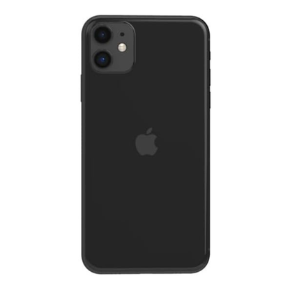 Clean refurbished Black iPhone 11 64GB – front view with black background