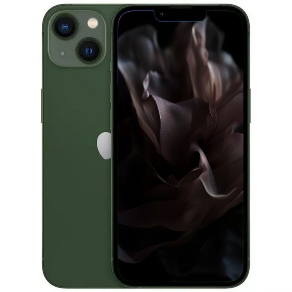 Refurbished iPhone 13 128GB 5G front view – screen on, clean finish