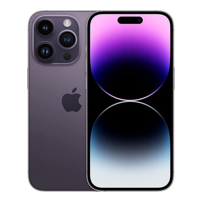 Refurbished Apple iPhone 14 Pro 128GB Purple – front view