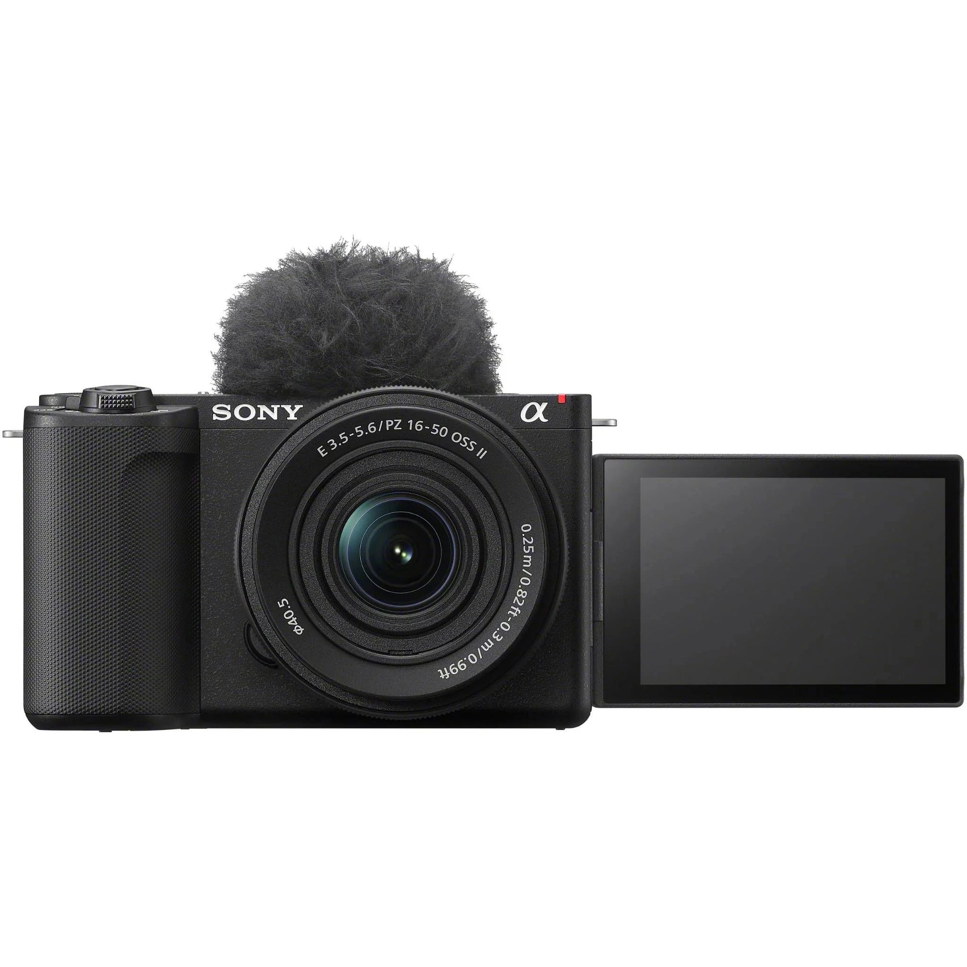 Sony ZV-E10 Mirrorless Camera with 16-50mm Lens (ILCZV-E10L) – 24.2MP APS-C, 4K Video, Black SONY