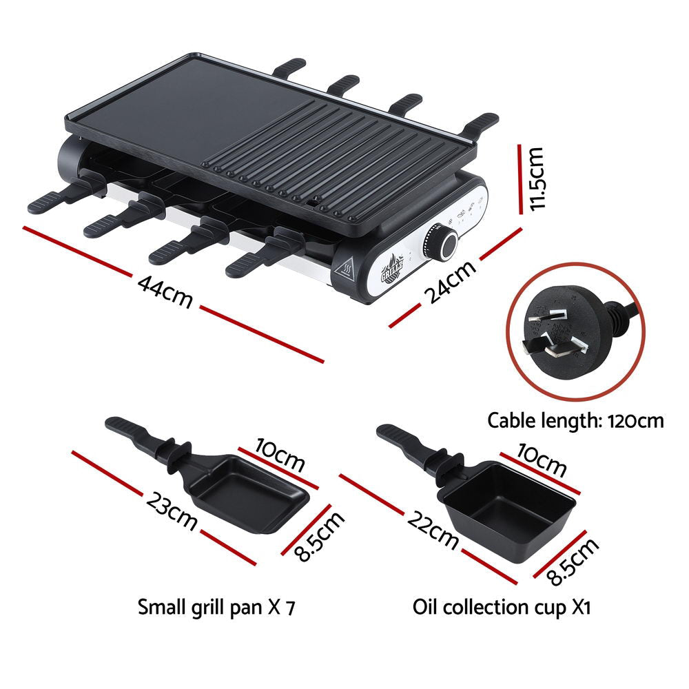 Grillz 1400W Electric BBQ Grill w/ 7 Cooking Pans Tristar Online