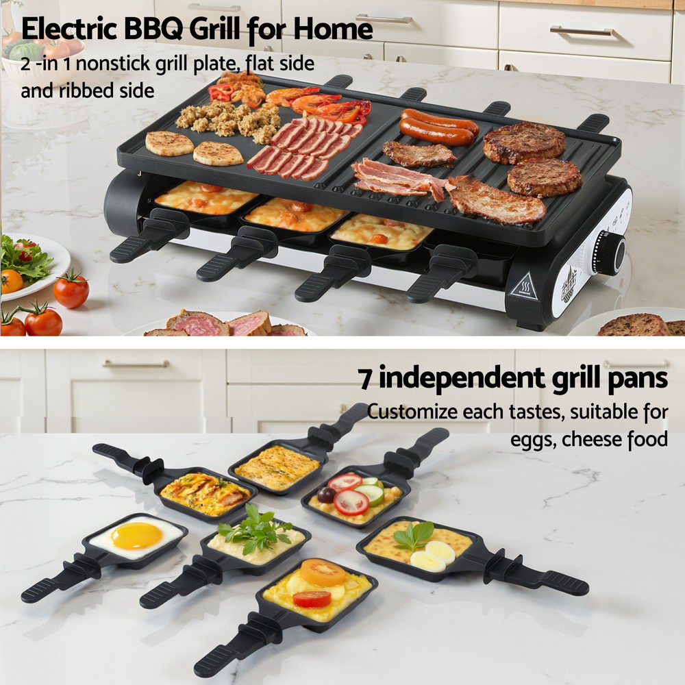 Grillz 1400W Electric BBQ Grill w/ 7 Cooking Pans Tristar Online