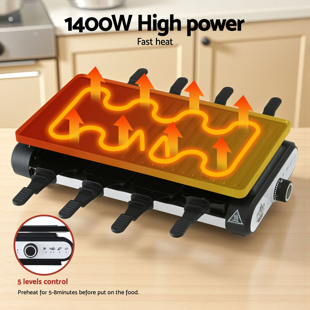 Grillz 1400W Electric BBQ Grill w/ 7 Cooking Pans Tristar Online