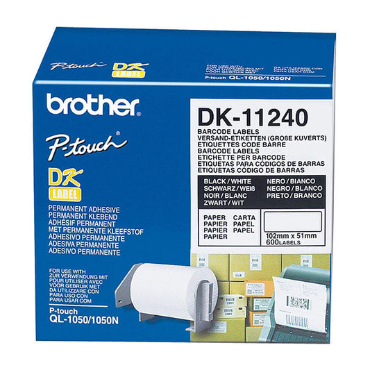 Brother DK11240 White Label Brother