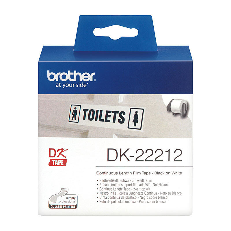 Brother DK22212 White Roll Brother