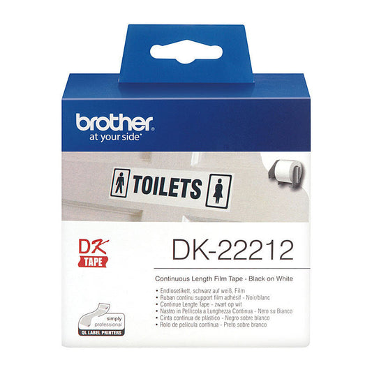Brother DK22212 White Roll Brother