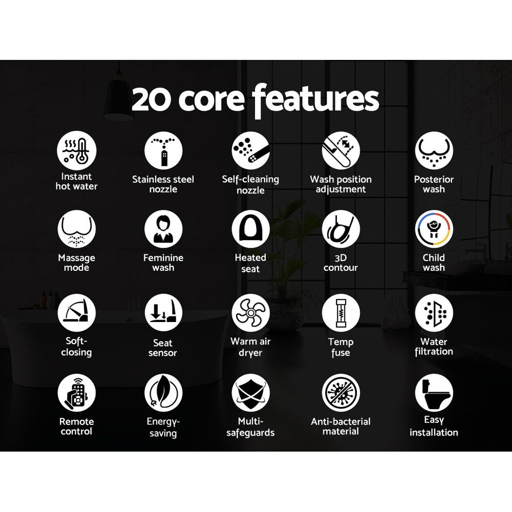 Cefito Non Electric Bidet Toilet Seat Cover Bathroom Spray Water Wash U Shape Tristar Online