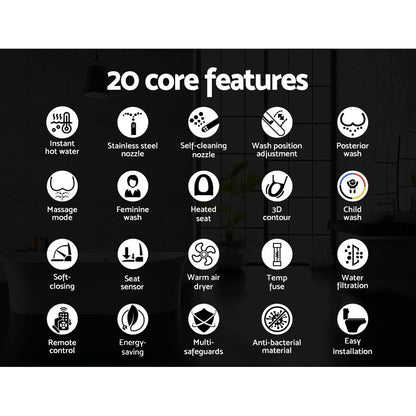 Cefito Non Electric Bidet Toilet Seat Cover Bathroom Spray Water Wash U Shape Tristar Online