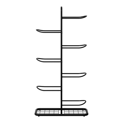 Everfit Ball Storage Rack Sports Equipment Organizer 7-Tier Holder for Garage Gym Black Tristar Online