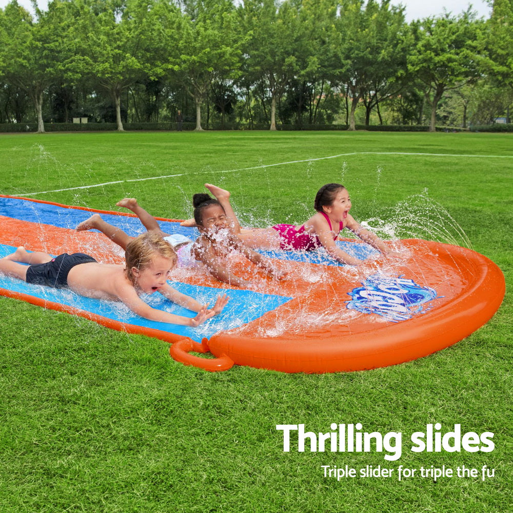 Bestway Water Slide Slip Kids 488cm Triple Slides Tristar Online