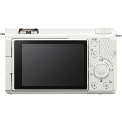 Sony ZV-E10 Mirrorless Camera with 16-50mm Lens (ILCZV-E10L) (White)