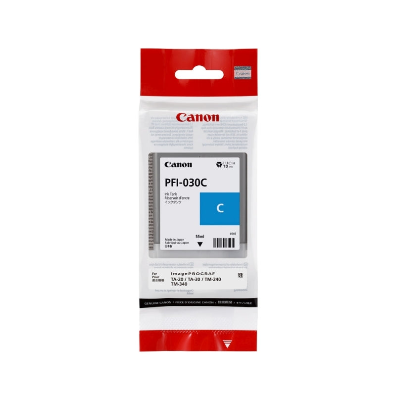 Canon PFI030 Cyan Ink Canon