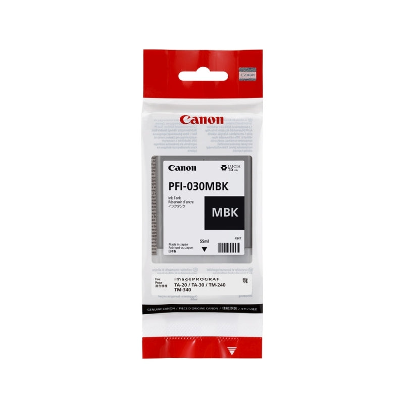 Canon PFI030 Matte Black Ink Canon