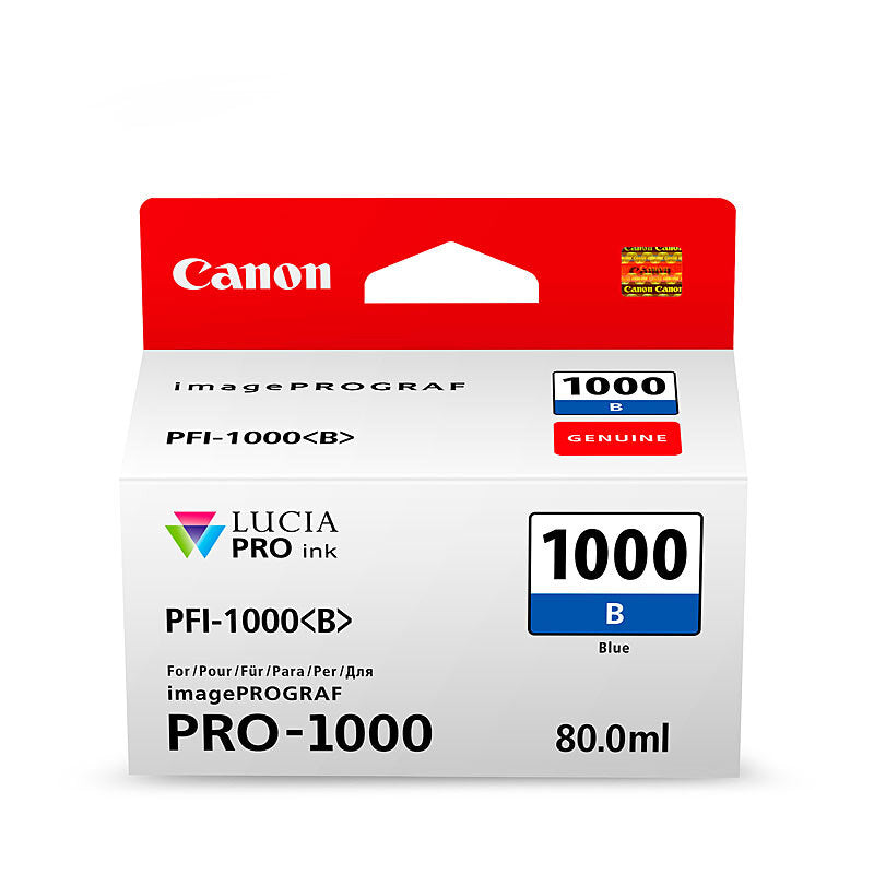Canon PFI1000 Blue Ink Cart Canon