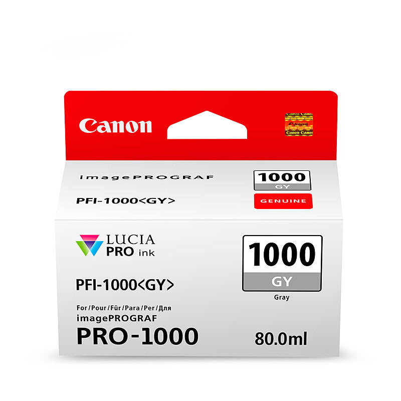 Canon PFI1000 Grey Ink Cart Canon