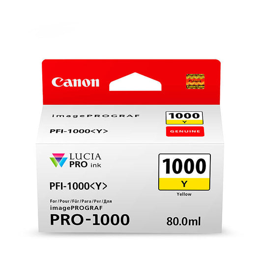 Canon PFI1000 Yellow Ink Cart Canon