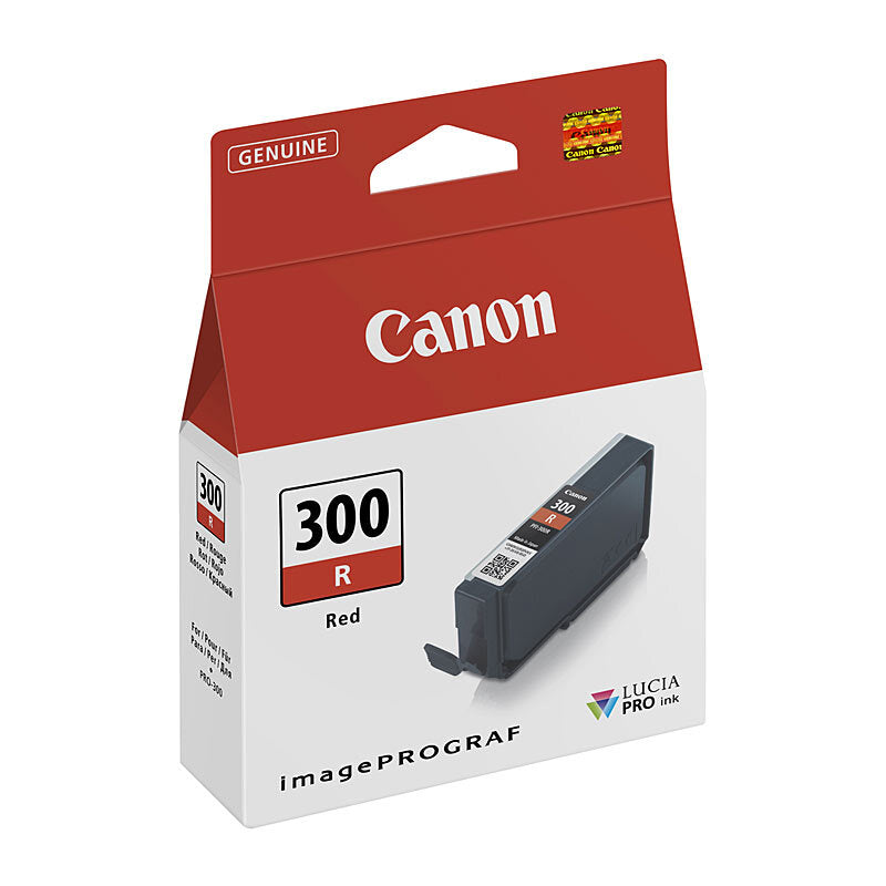 Canon PFI300 Red Ink Tank Canon