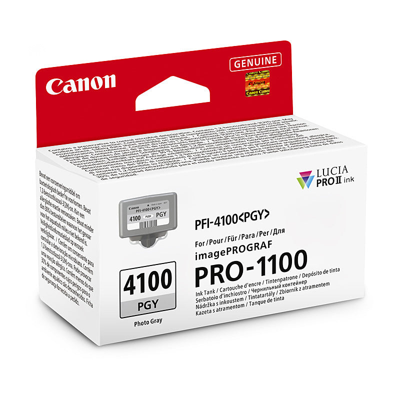 Canon PFI4100 Ph Grey Ink Cart Canon
