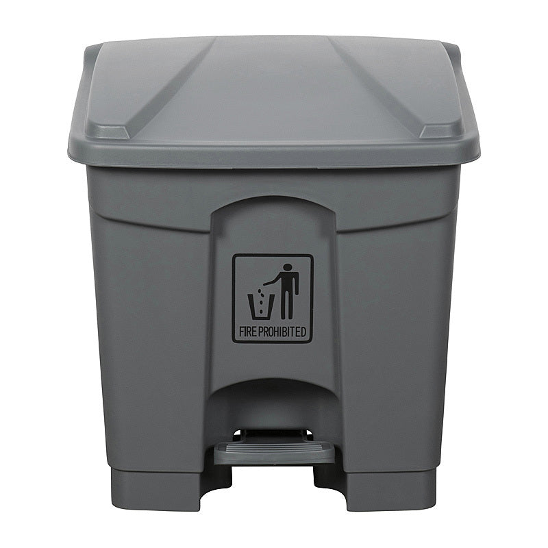 Clnlnk Rubsh Bin W/Pdl 30L Gry Cleanlink
