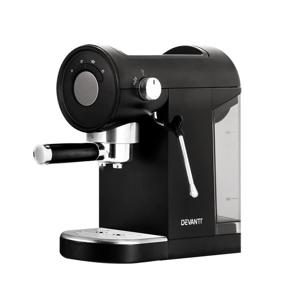 Devanti 20 Bar Coffee Machine Espresso Cafe Maker Black Tristar Online