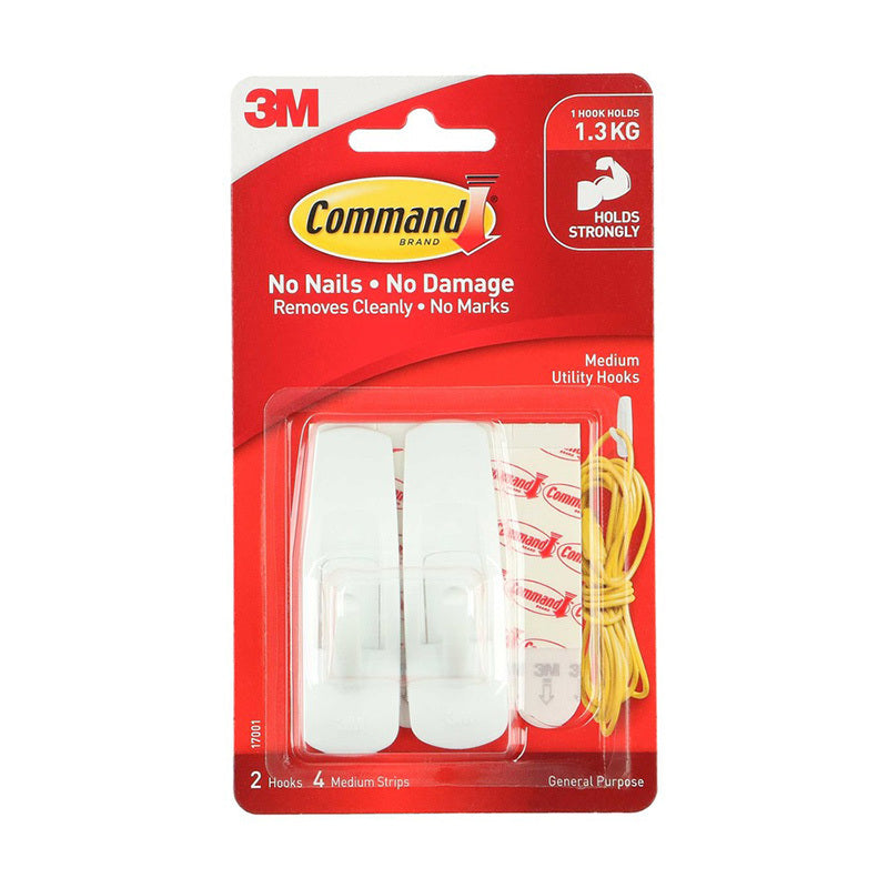 CMD Hook 17001ANZ Med Pk2 Bx6 Command