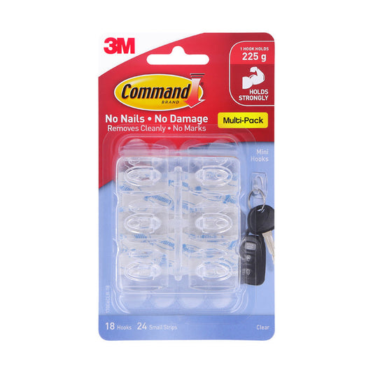 CMD Hook17006CLR Mini Pk6 Bx6 Command