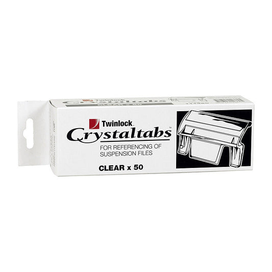 CF Tabs Clear Pk50 Crystalfile
