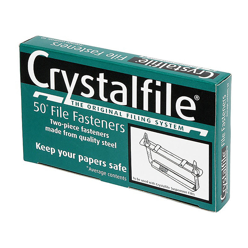 CF File Fastener 80mm Pk50 Crystalfile