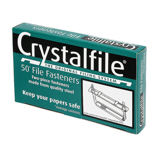 CF File Fastener 80mm Pk50 Crystalfile
