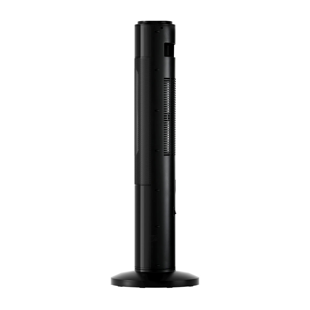 Devanti Electric Ceramic Tower Heater 3D Flame Oscillating Remote Control 2000W Tristar Online