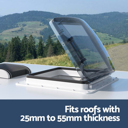 Weisshorn Caravan Roof Vent Air Exhaust Hatch RV Motorhome Camper White Tristar Online