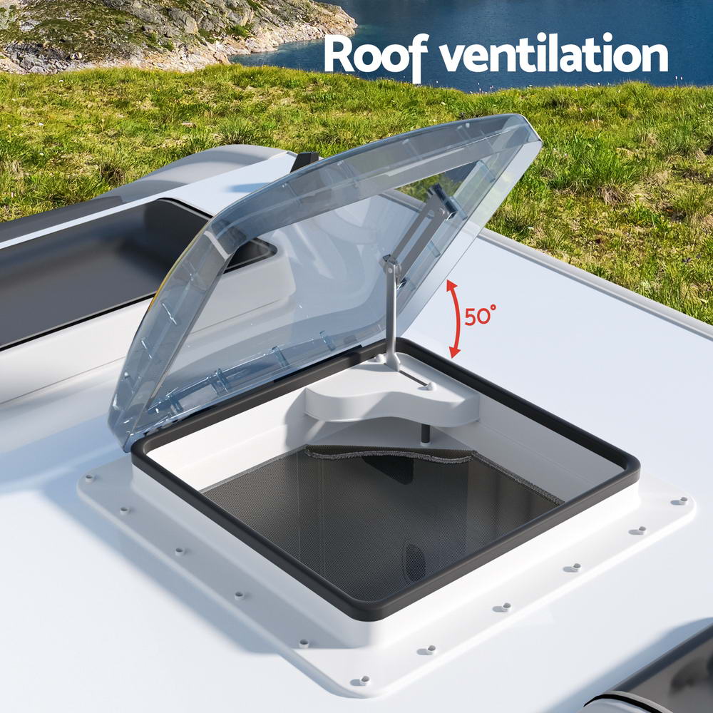 Weisshorn Caravan Roof Vent Air Exhaust Hatch RV Motorhome Camper White Tristar Online