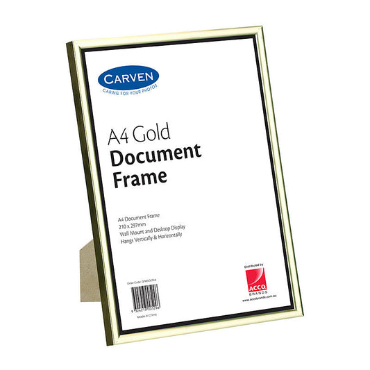 Carven Document Frame Gold A4 Carven