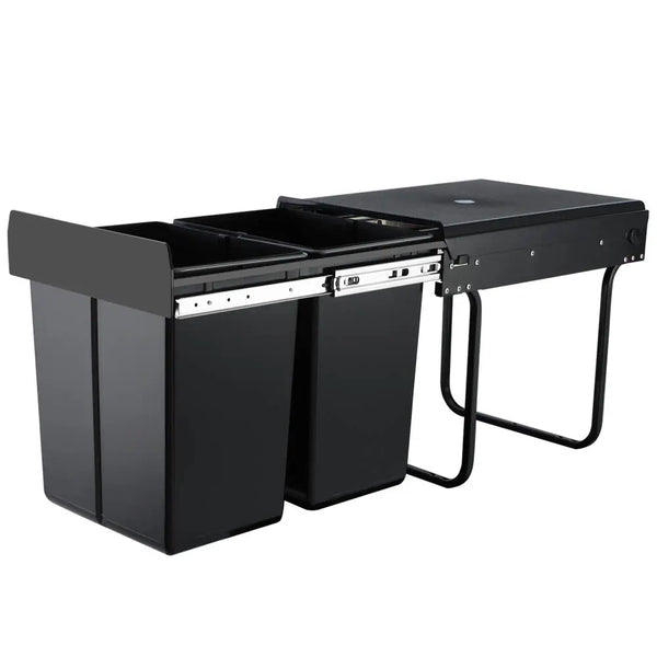 Cefito 2x20L Pull Out Bin - Black Tristar Online