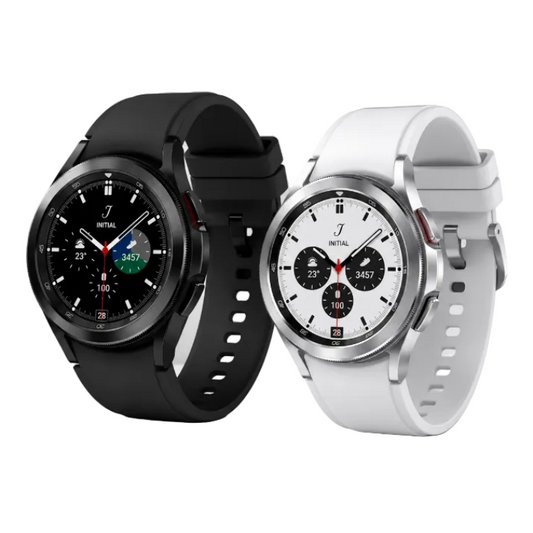 Galaxy Watch4 Classic Bluetooth - 42mm & 46mm - Black & Silver - Smartwatch - Good - Refurbished Samsung