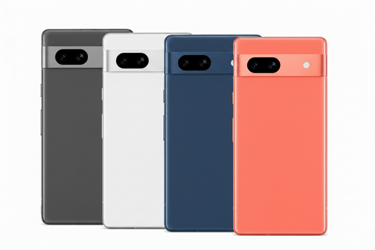 Google Pixel 7a Smartphone - 128GB - Charcoal,&nbsp;Snow, Sea, and Coral - Excellent - Refurbished Google
