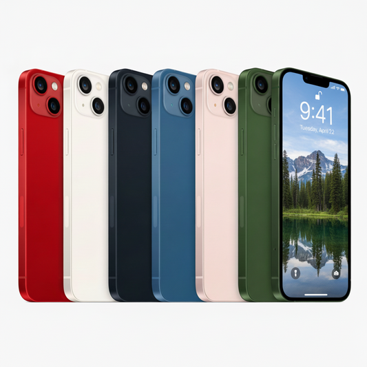 Apple iPhone 13 Mini – 128GB / 256GB / 512GB | Midnight, Starlight, Blue, Pink, Green, Red - Acceptable - Refurbished Apple