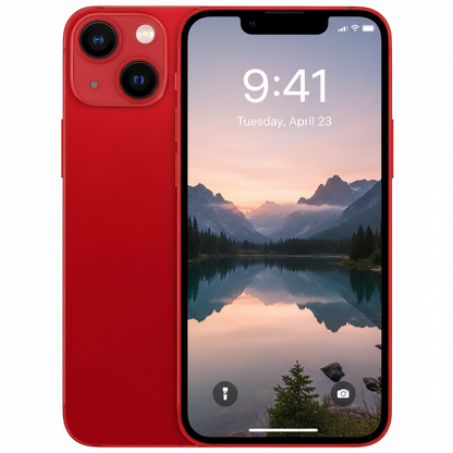 Apple iPhone 13 Mini – 128GB / 256GB / 512GB | Midnight, Starlight, Blue, Pink, Green, Red - Acceptable - Refurbished Apple