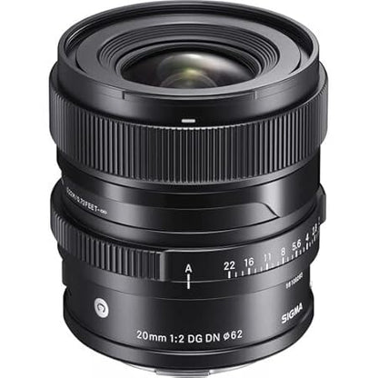 Sigma 20mm F2 DG DN Contemporary Lens (Sony E) Sigma