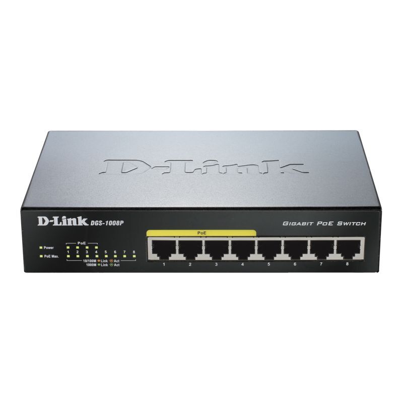 D-LINK DGS-1008P PoE Switch D-Link