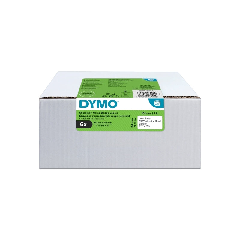 Dymo LW Ship Lbl 54X101m Pk6 Dymo