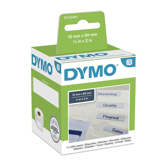 Dymo LW File Label 12mm x 50mm Dymo