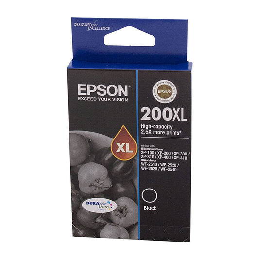 Epson 200XL Black Ink Cart Epson