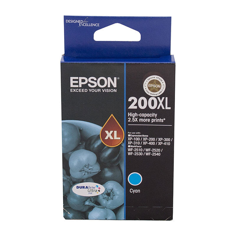 Epson 200XL Cyan Ink Cart Epson