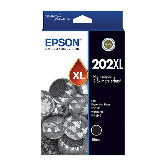 Epson 202XL Black Ink Cart Epson